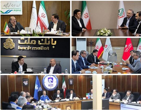 دیدار مدیرعامل بانک ملت با مدیران ۱۰ مجموعه بزرگ تولیدی و صنعتی کشور
