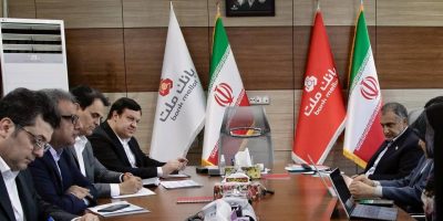 نشست مشترک مدیرعامل بانک ملت و رییس دانشگاه صنعتی شریف