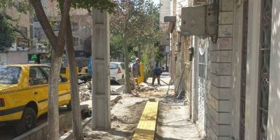 بهسازی بیش از ۲ هزار متر مربع پیاده‌راه در منطقه ۱۴