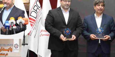 اهدای تندیس تاب آوری ملی به گروه فولاد خوزستان