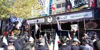 تداوم خدمت‌رسانی بانک سینا به عزاداران در دومین روز آیین وداع با رهبر شهید