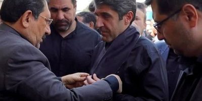بازدید وزیر صمت از موکب گهرزمین در آیین تشییع باشکوه رهبر شهید
