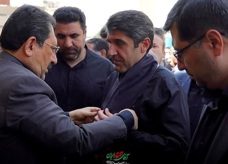 بازدید وزیر صمت از موکب گهرزمین در آیین تشییع باشکوه رهبر شهید