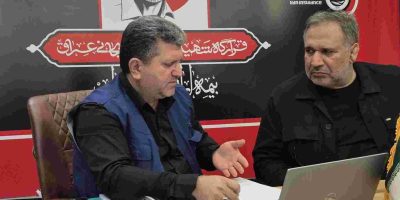 بازدید رئیس کمیسیون اقتصادی مجلس از ستاد اربعین بیمه ایران در کربلا