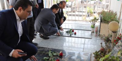 تجدید میثاق با آرمان‌های شهدا توسط هیات مدیره سازمان منطقه آزاد انزلی