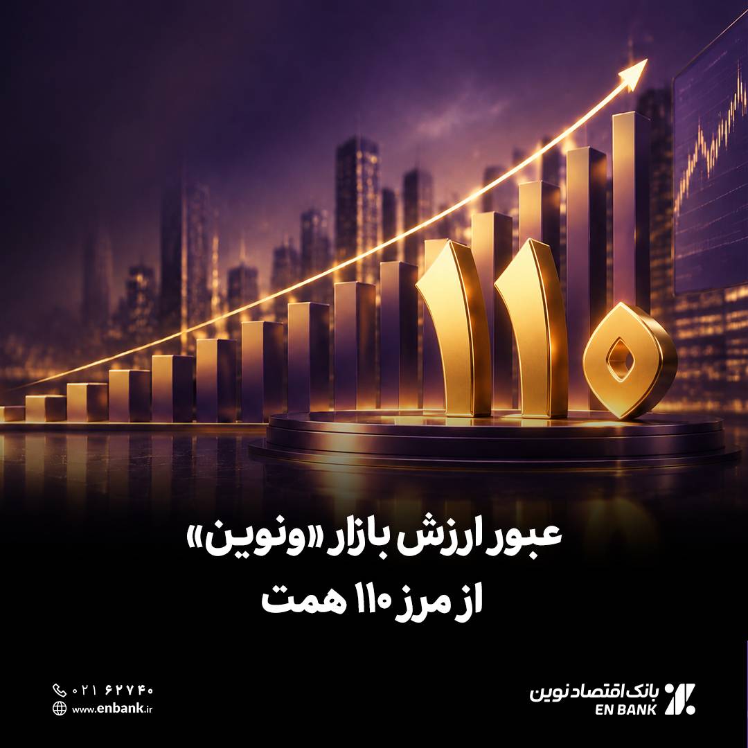 عبور ارزش بازار «ونوین» از مرز 110 همت