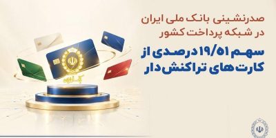 صدرنشینی بانک ملی ایران در شبکه پرداخت کشور