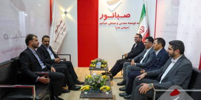 بازدید استاندار همدان و مدیران ارشد صنعتی از غرفه شرکت صبانور